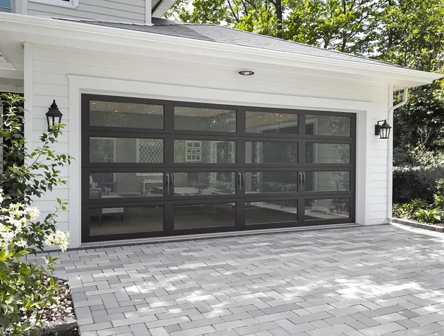 Gastonia Garage Door Repair design specialist presenting custom garage door options to Gastonia homeowner