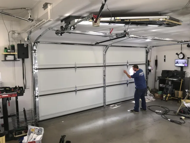 Professional garage door repair service by Gastonia Garage Door Repair in Gastonia