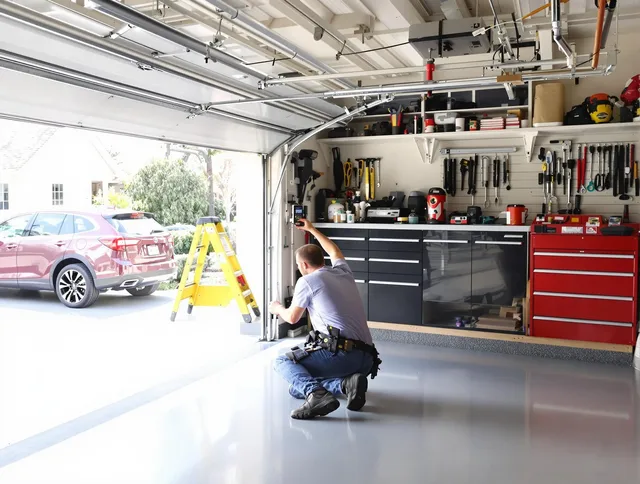Local garage door repair service by Gastonia Garage Door Repair in Gastonia