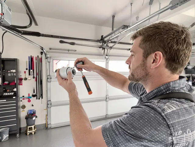 Garage door opener repair service by Gastonia Garage Door Repair in Gastonia