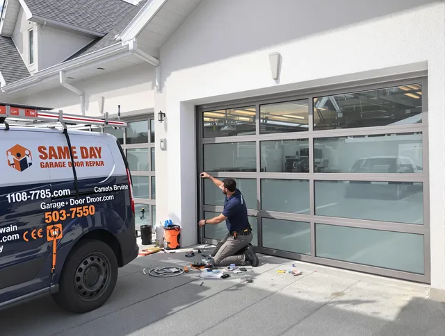 Same-day garage door repair service by Gastonia Garage Door Repair in Gastonia